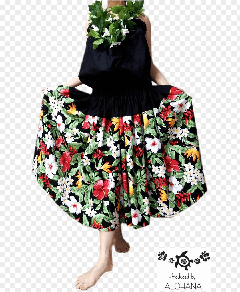 Hula Skirt Shoulder PNG