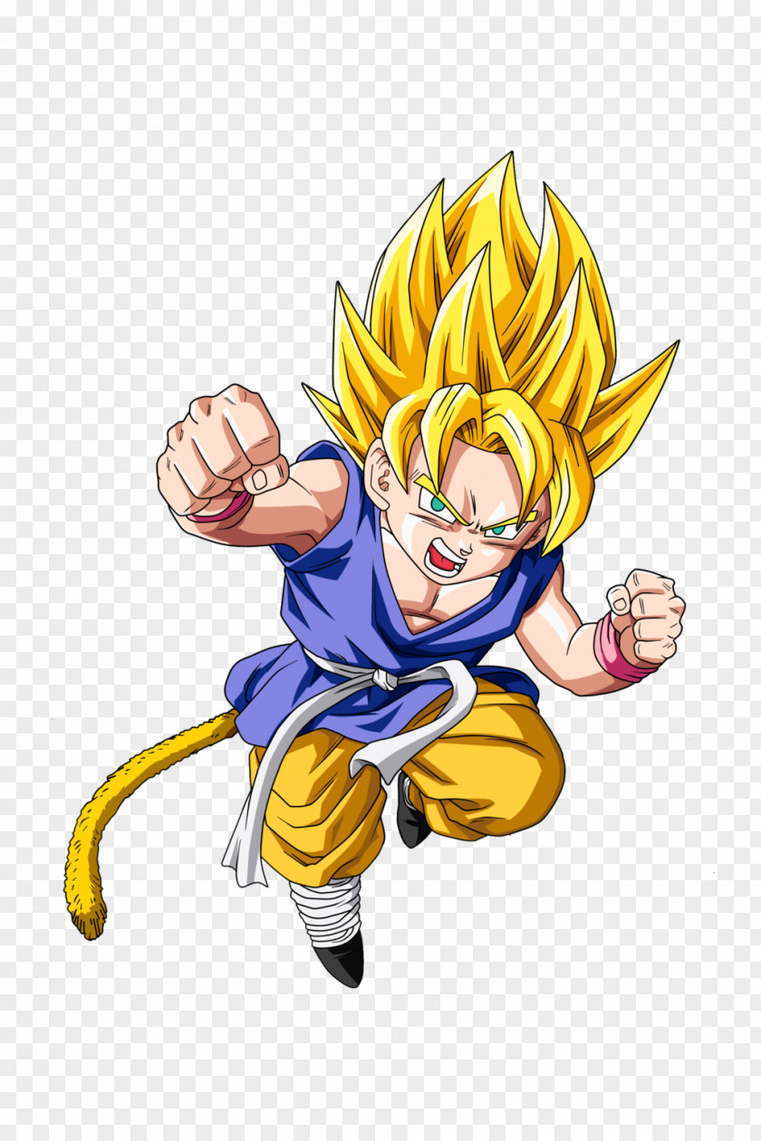 Kid Drawing Goku Majin Buu Trunks Vegeta Baby PNG