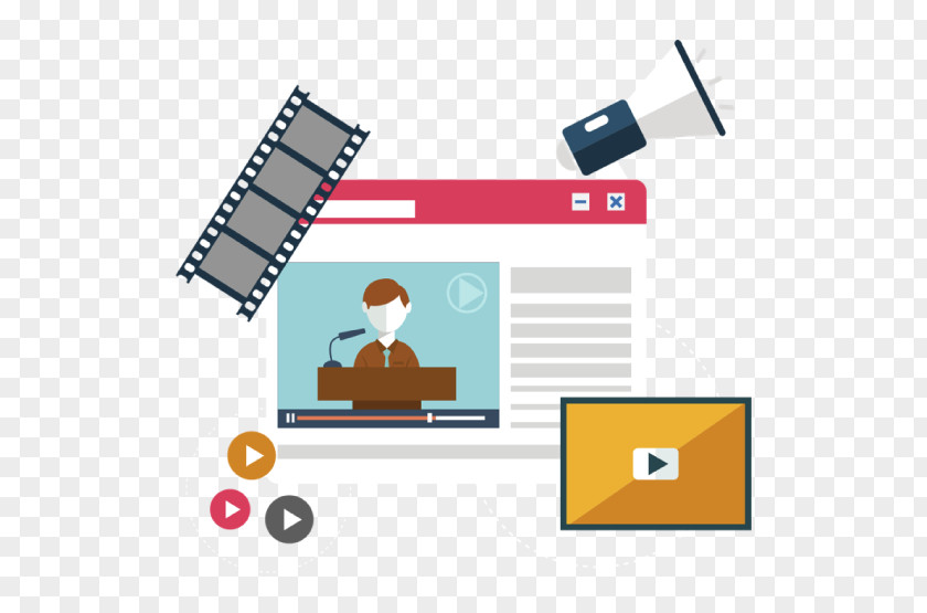 Marketing Video Advertising Social Digital PNG