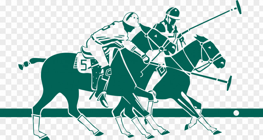 Polo Player Silhouette Vector Horse Palermo, Buenos Aires Rein Illustration PNG