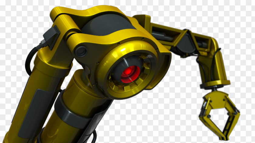 Robot Arm Character PNG