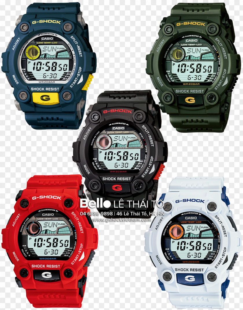 Watch G-Shock G7900-1ER Casio G7900 PNG