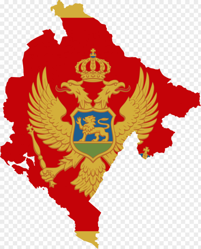 ZORO Flag Of Montenegro Republic Serbia PNG