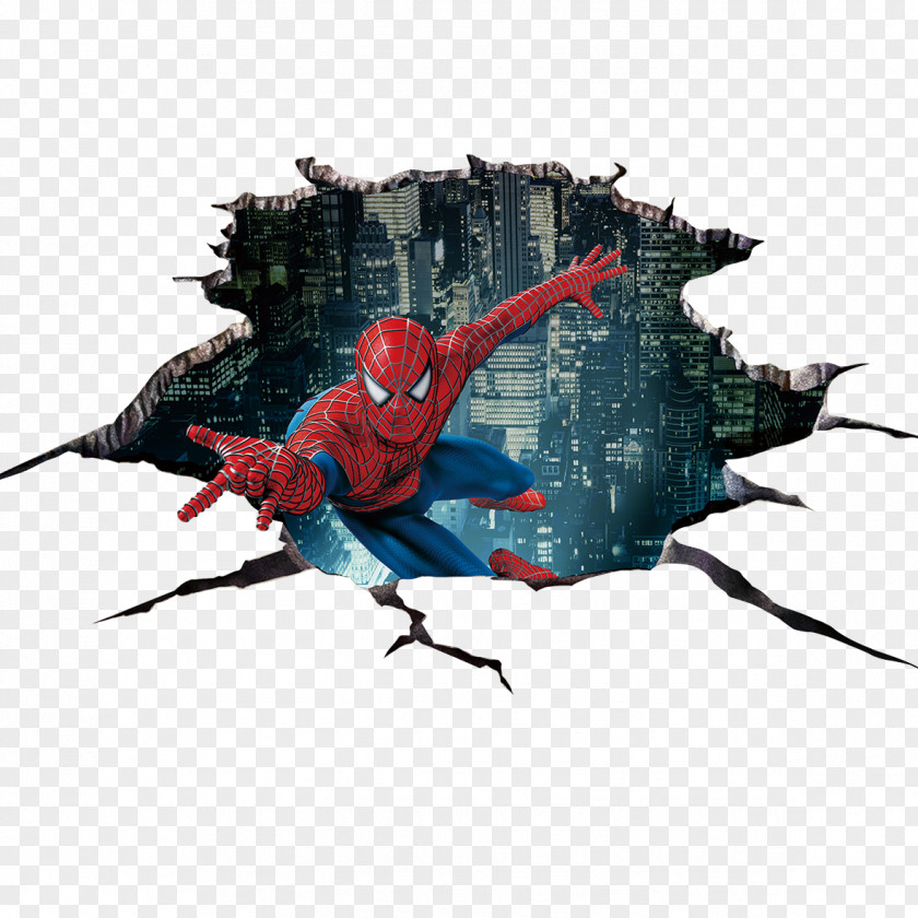 3D Design Videos Spider-Man Sticker Computer Graphics PNG