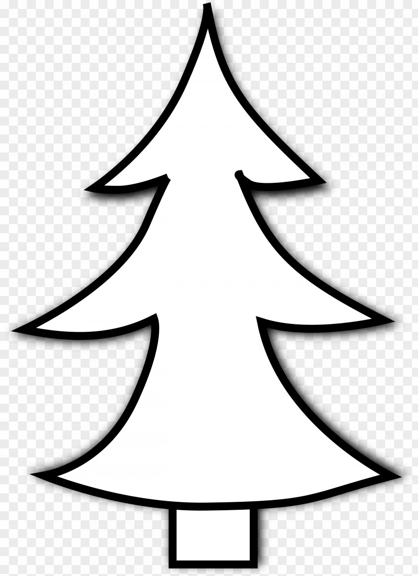 Black Ornament Cliparts Christmas Tree And White Clip Art PNG
