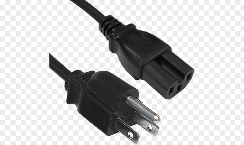 Laptop Power Cord C15 Electrical Cable AC Adapter Connector Extension Cords PNG