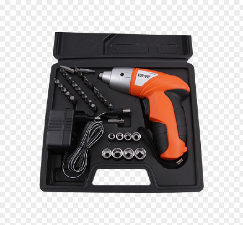 Electric Screw Driver Cordless Impact Tool Screwdriver Rechargeable Battery PNG