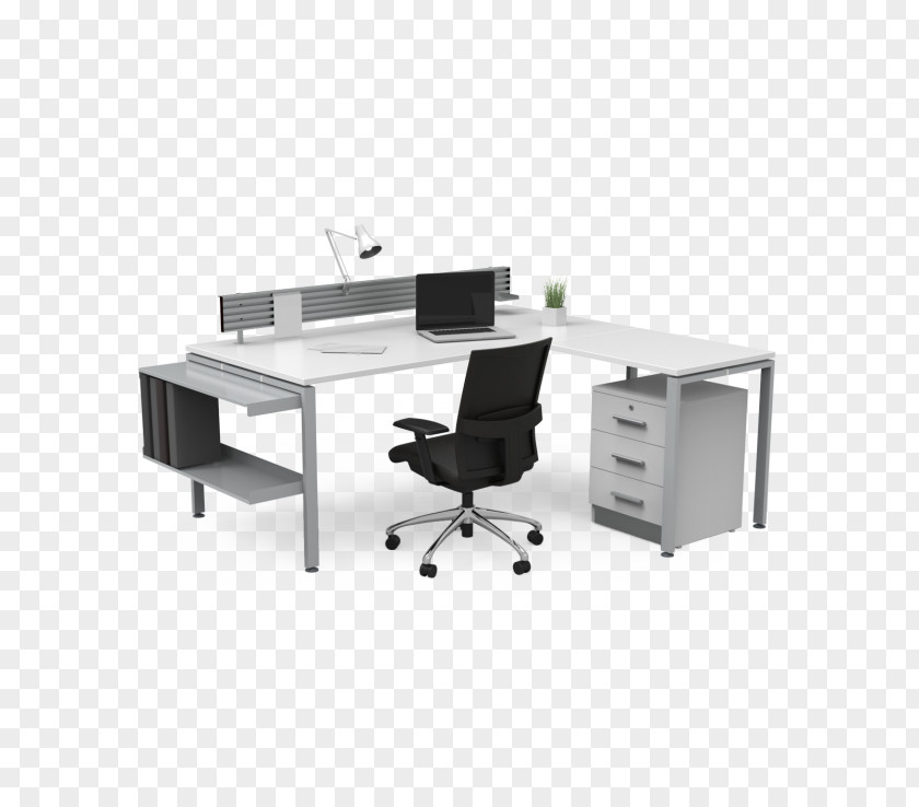 Office Desk Table & Chairs Furniture PNG