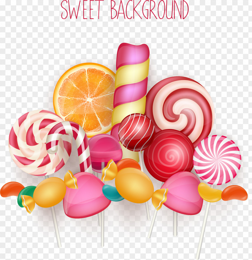 Pink Dream Lollipop Gumdrop Candy Sweetness PNG