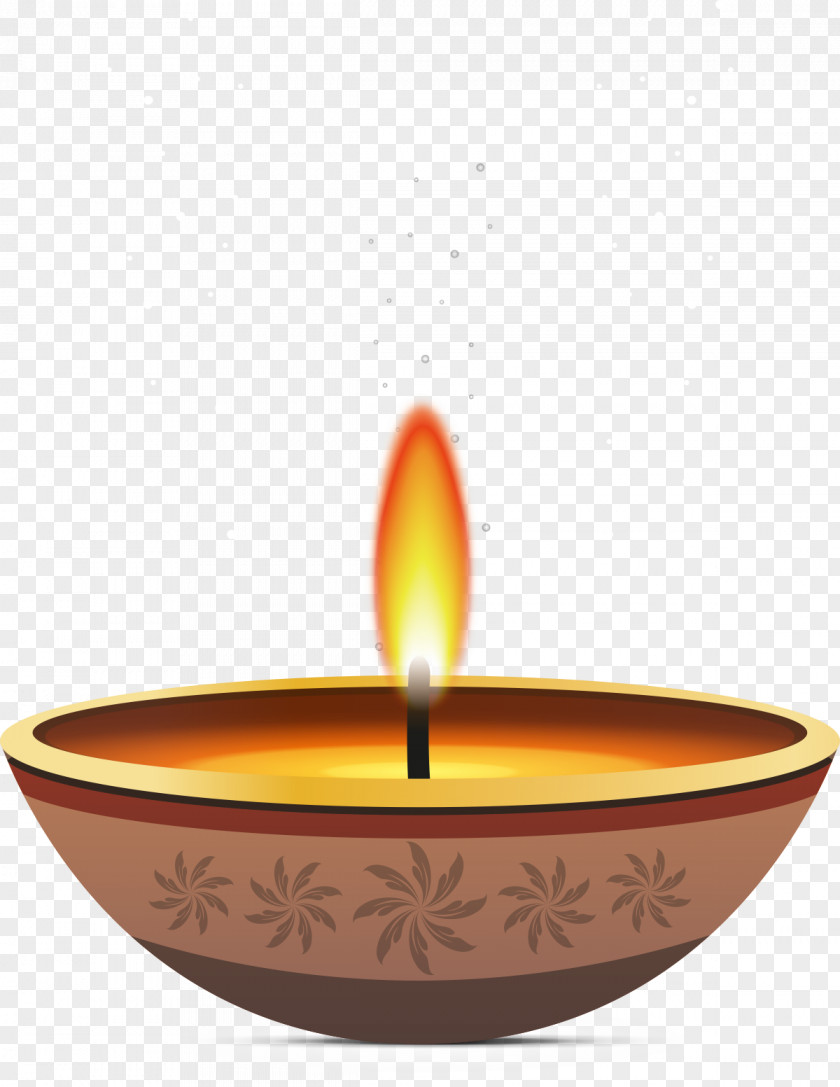 Diwali Oil Lamp Diya Genie PNG