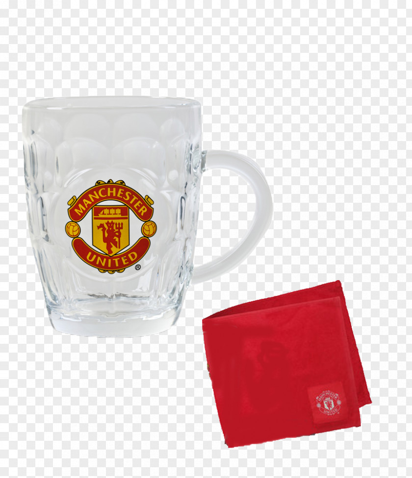 Mug Manchester United F.C. Glass .no PNG