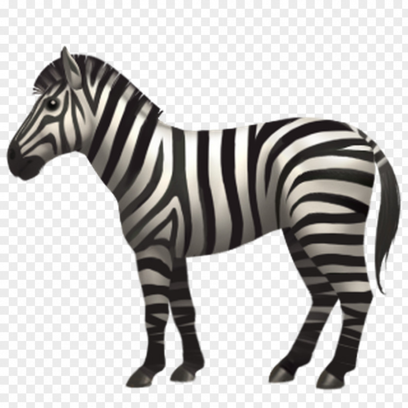 Neck Mane Zebra Animal Figure Wildlife Snout Toy PNG