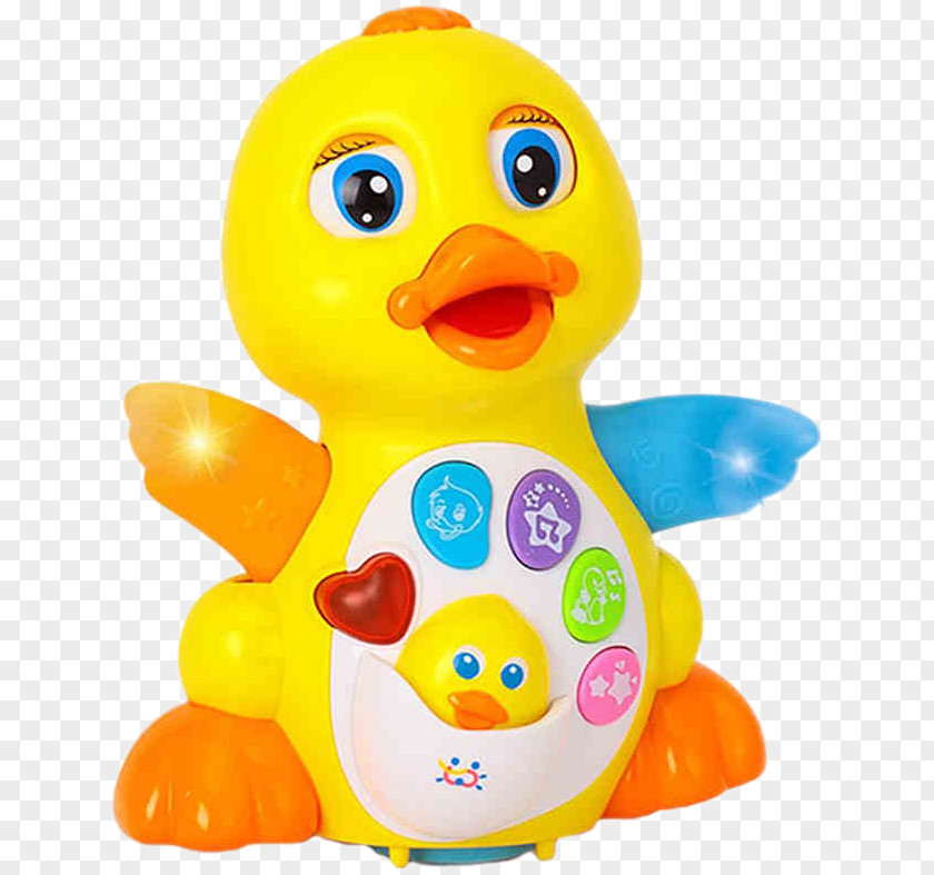 Cute Little Yellow Duck Toy Child Swing Infant PNG