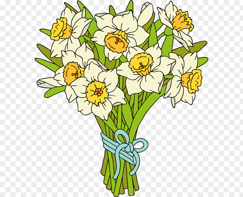 Daffodil Cliparts Flower Bouquet Clip Art PNG