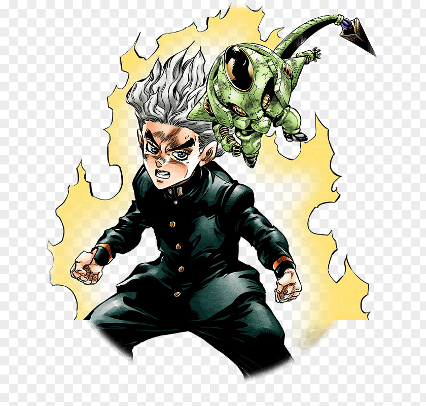 Hirose Koichi Josuke Higashikata Jean Pierre Polnareff JoJo's Bizarre Adventure Stand PNG