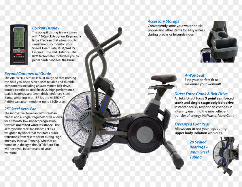 Bicycle Exercise Machine Bikes High-intensity Interval Training PNG