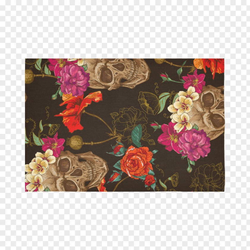Design Floral Place Mats Coloring Book Textile PNG