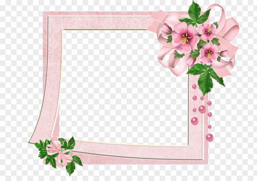 Yellow Frame Picture Frames Pink Flowers Clip Art PNG