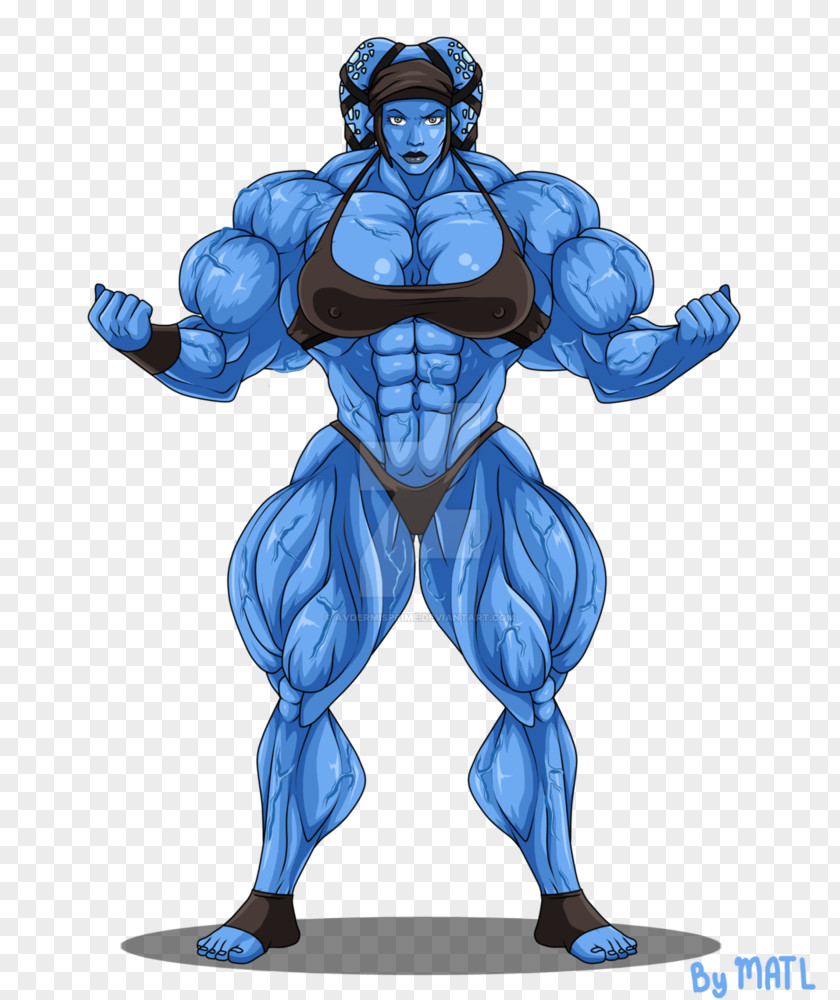 Aayla Secura Figurine DeviantArt Muscle PNG