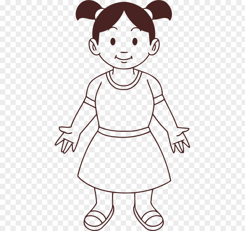 Children Draw Drawing Child Line Art Clip PNG