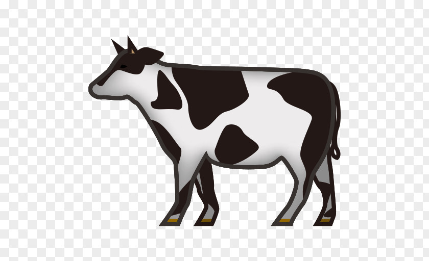 Cow Holstein Friesian Cattle Emoji Horse Livestock Dairy PNG