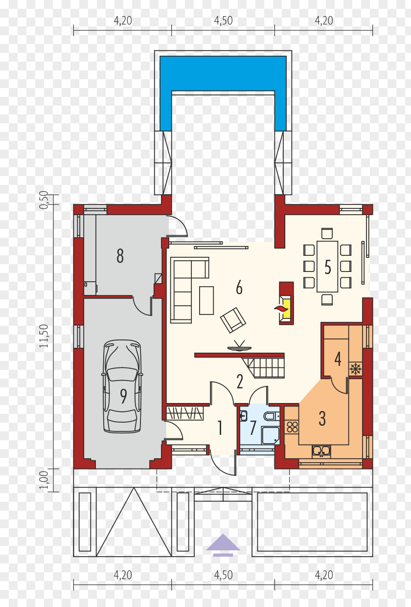 Design Floor Plan Line PNG