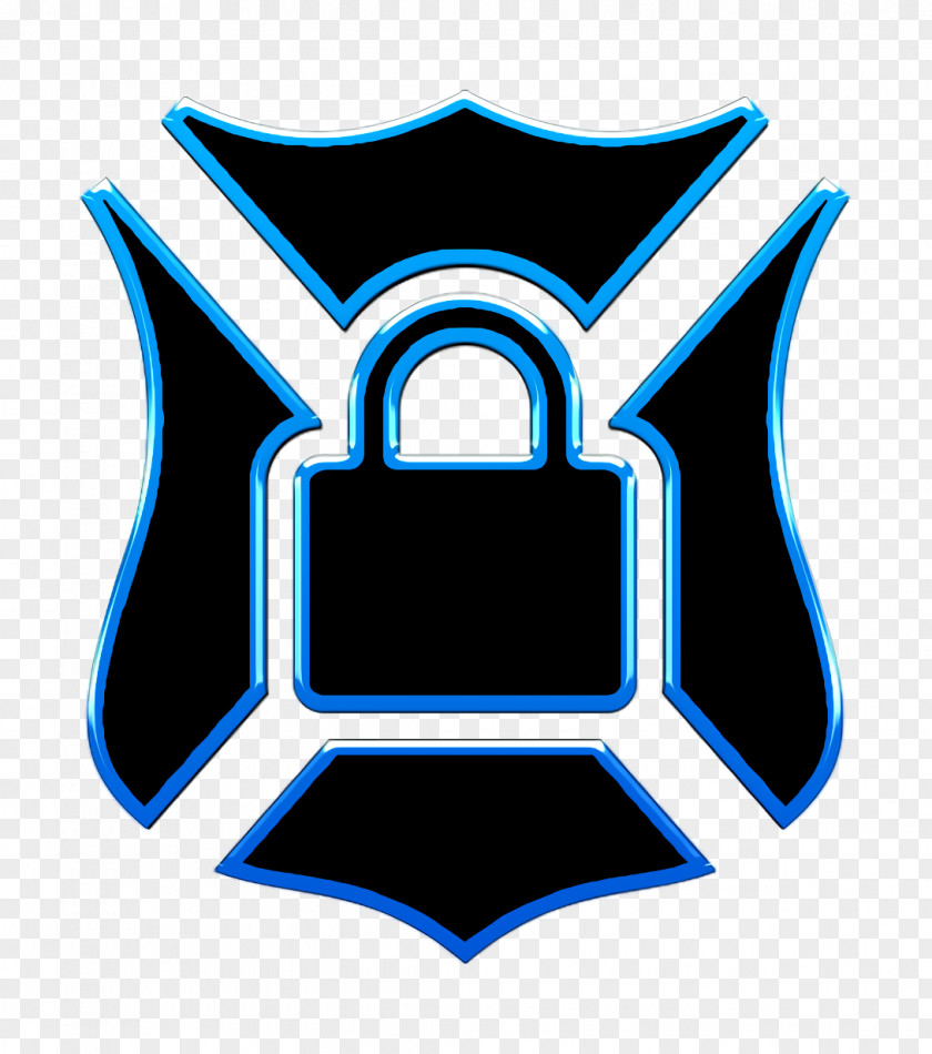 Facebook Pack Icon Padlock Shield With Lock PNG