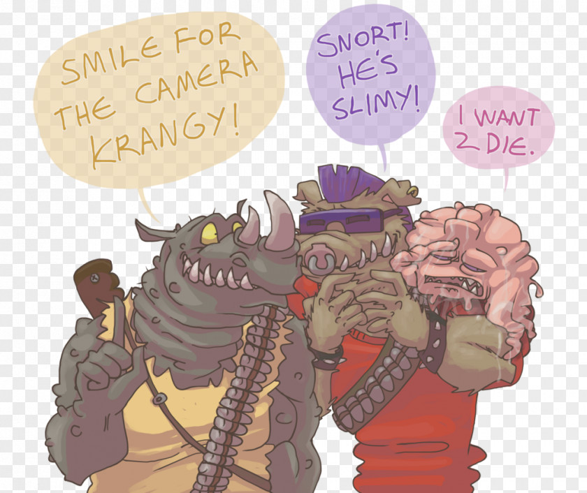 Krang Shredder Bebop And Rocksteady Art Technodrome PNG