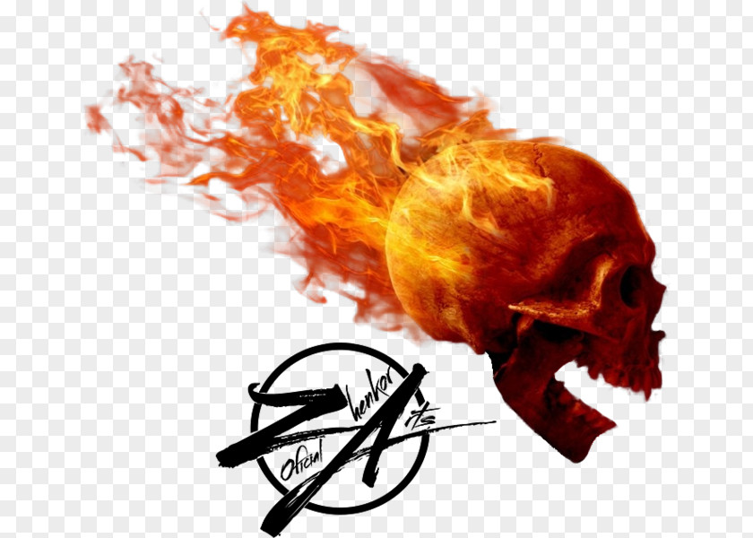 Skull Desktop Wallpaper Flame Fire PNG