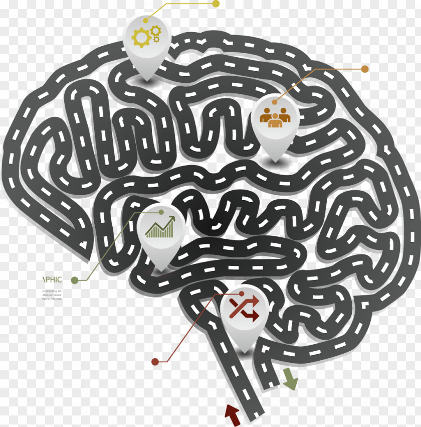 Business Icons Brain Ppt Infographic Illustration PNG