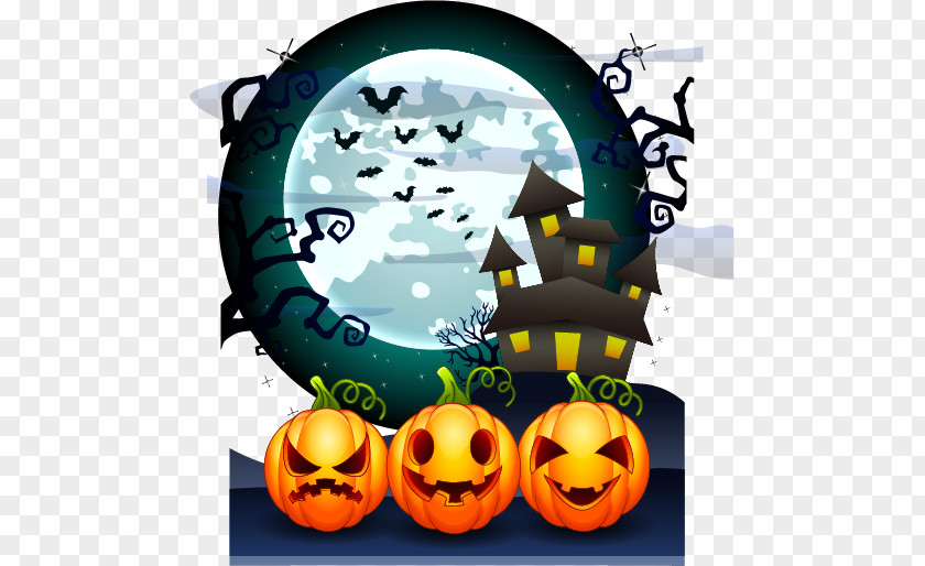Cute Halloween Pumpkin Vector Material Creative Advertising Jack-o-lantern Poster PNG