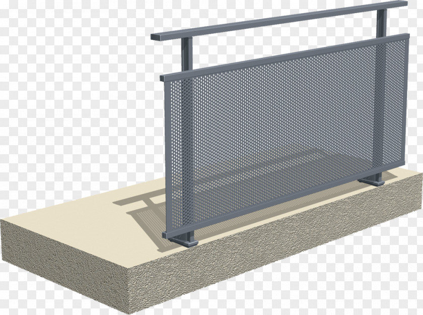 Deck Railing Sheet Metal Steel Balaustrada PNG