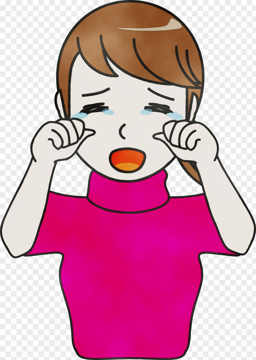 Finger Pink Face Cartoon Cheek Nose Facial Expression PNG
