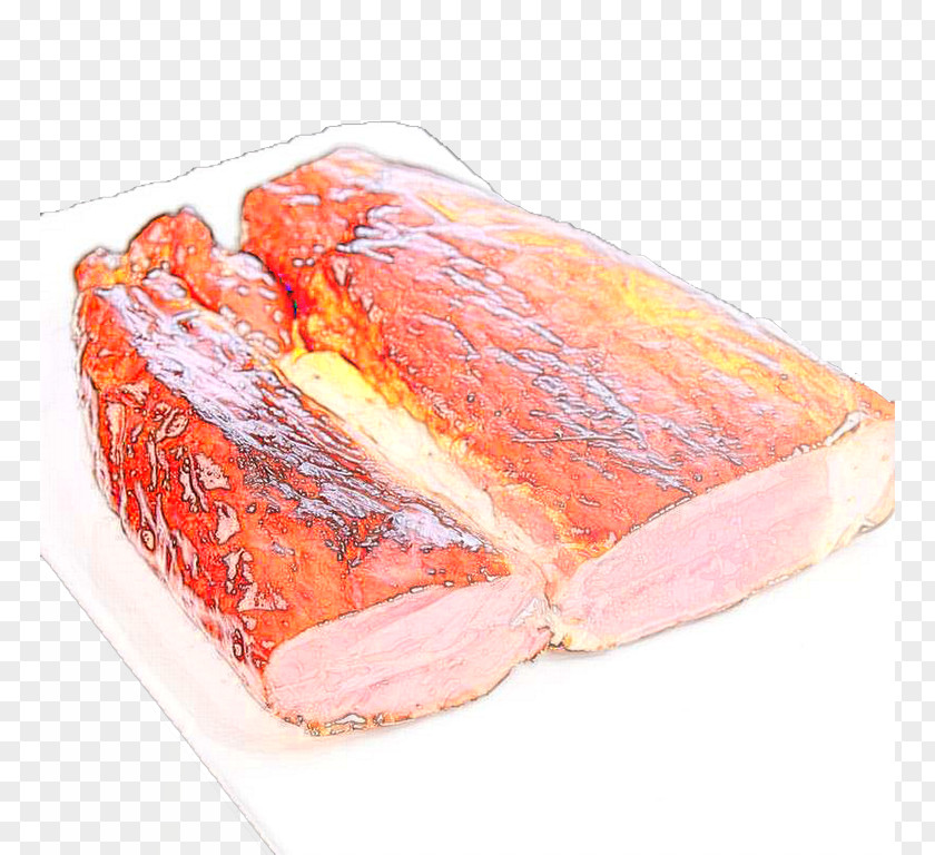 Hand-painted Bacon Back Ham Food PNG