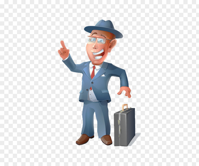 Cartoon Man Carrying A Box Software Bank Icon PNG