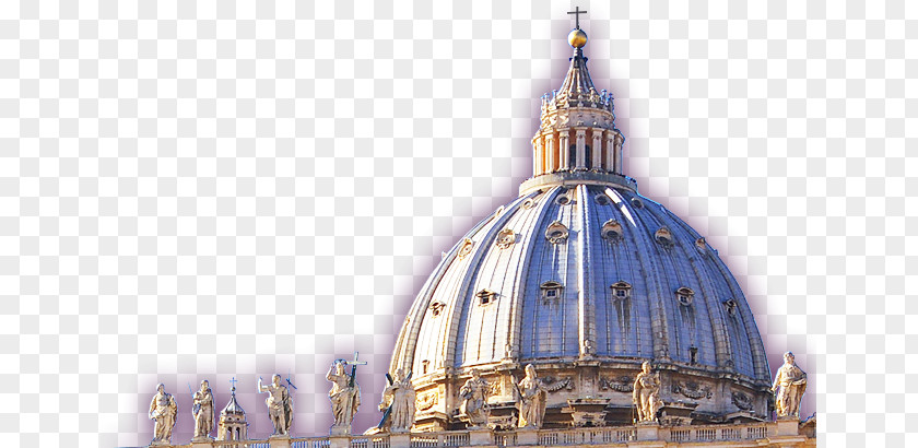 Cathedral St. Peter's Basilica Square Medieval Architecture Dome PNG