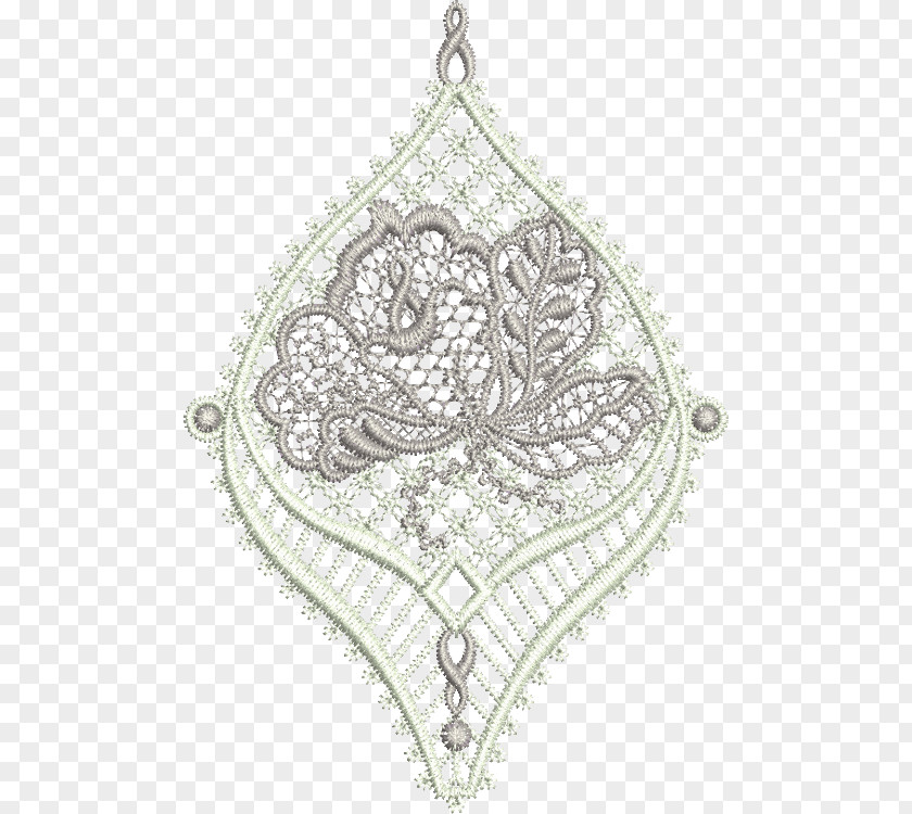 Classical Lace Machine Embroidery Cutwork Pattern PNG