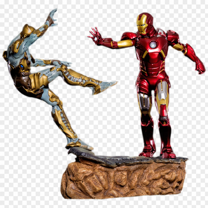 Iron Man Mark 42 Figurine Superhero PNG