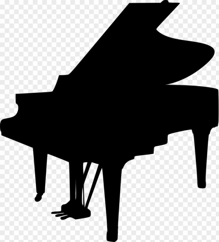 Piano Grand Silhouette PNG