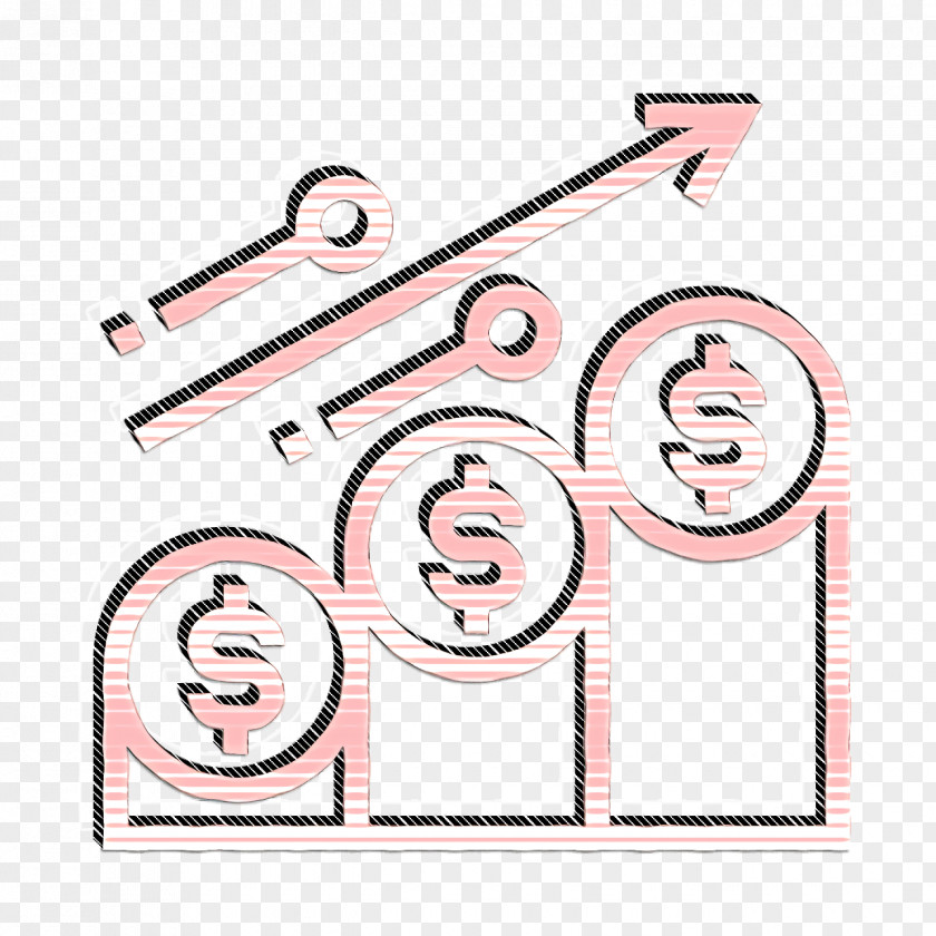 Profits Icon Business Strategy Graph PNG