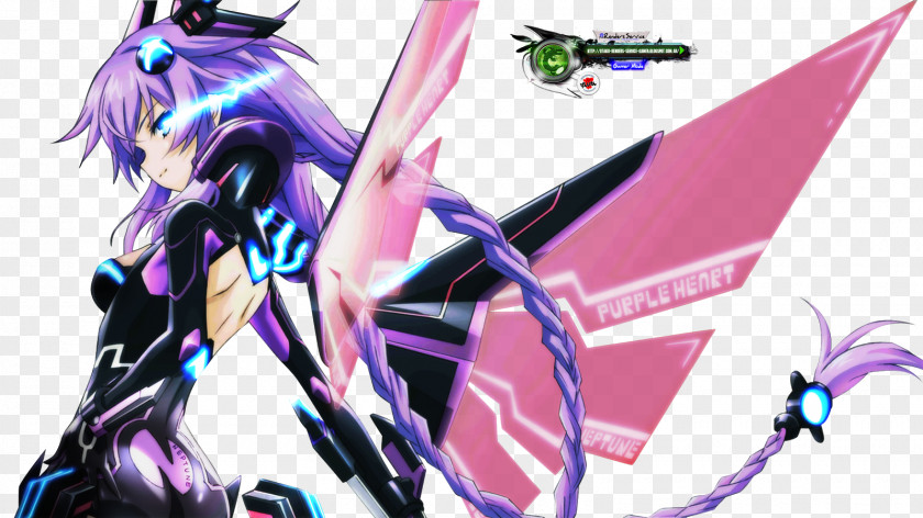 Purple Heart Hyperdimension Neptunia Mk2 Akihabara Video Game PNG