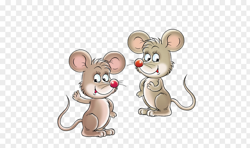 Two Rats Computer Mouse Drawing Clip Art PNG