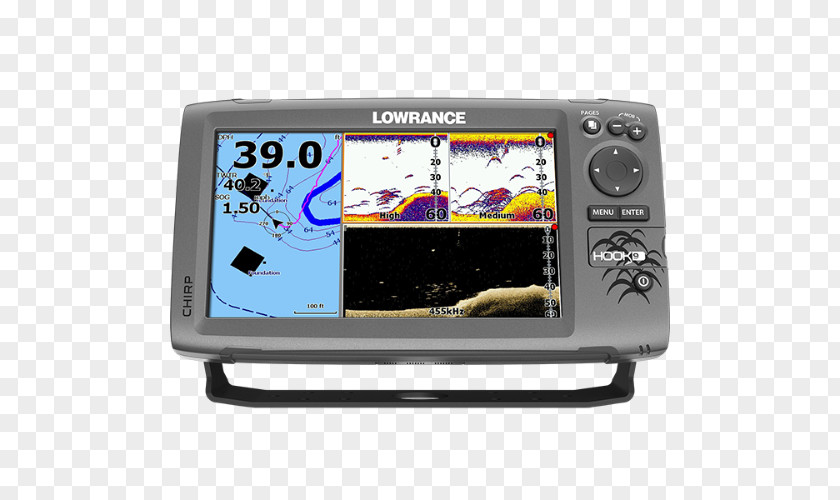 Fishing Fish Finders Chartplotter Global Positioning System Lowrance Electronics Sonar PNG