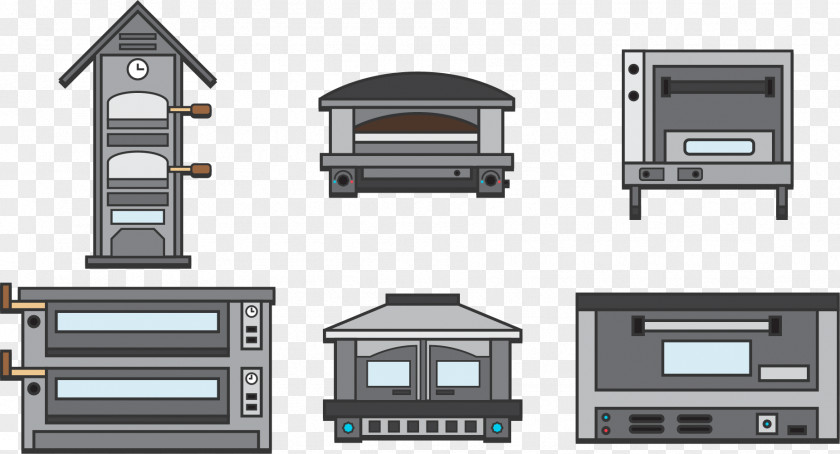 Kitchen Oven Wood-fired Pizza PNG