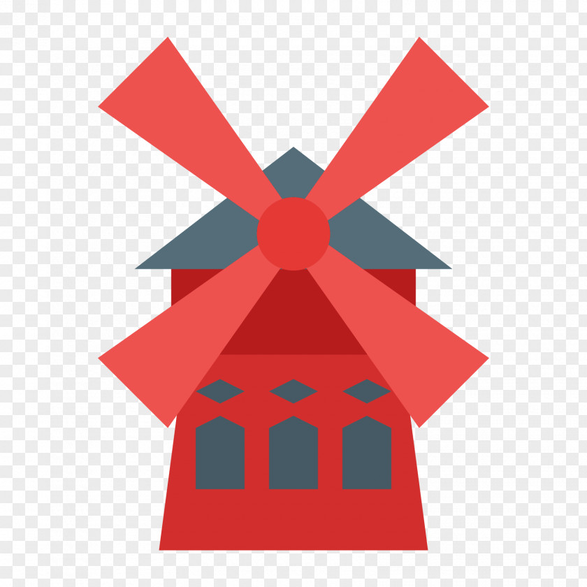 Moulin Rouge Windmill PNG