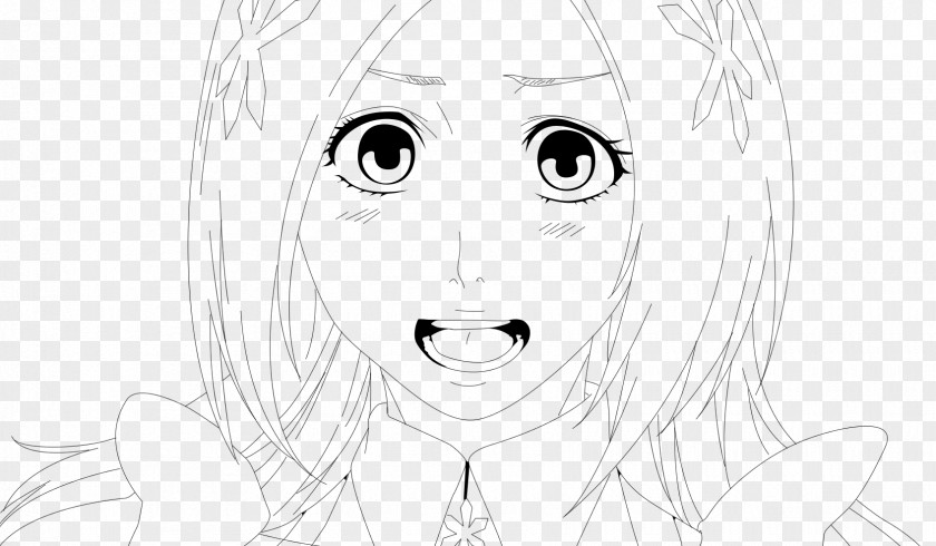 Orihime Inoue Line Art Bleach Sketch PNG