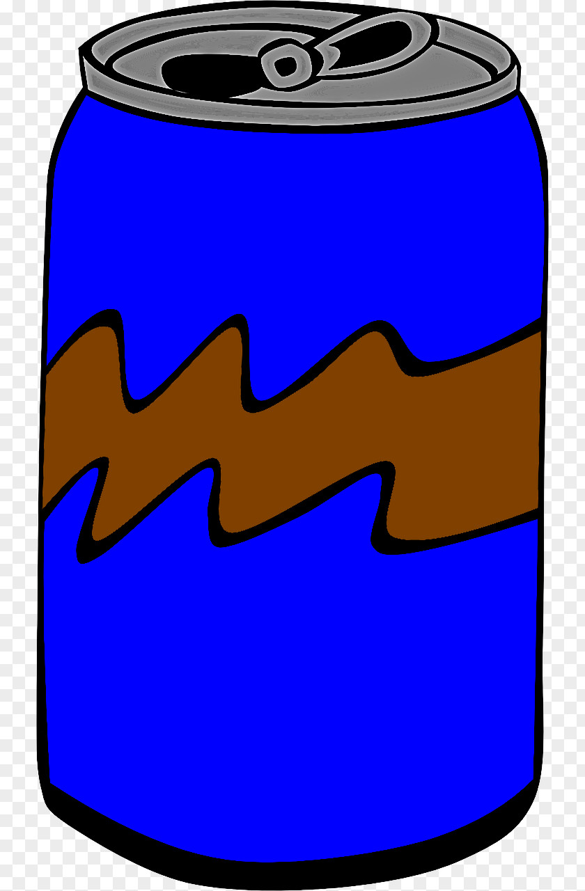Soft Drink Steel And Tin Cans Drawing Can Cobalt Blue PNG