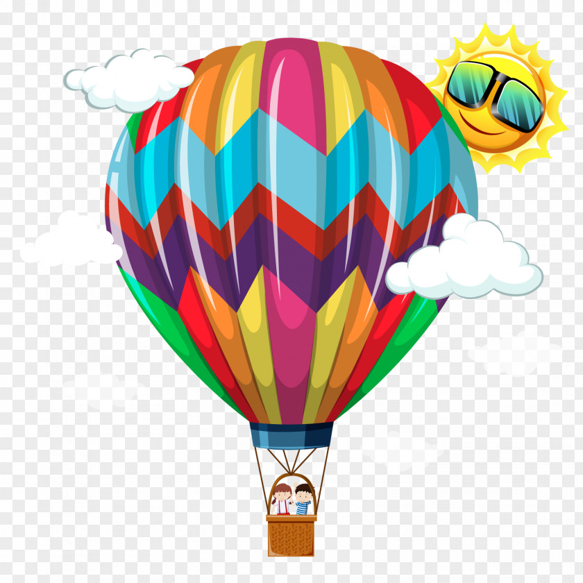 Vector Hot Air Balloon PNG