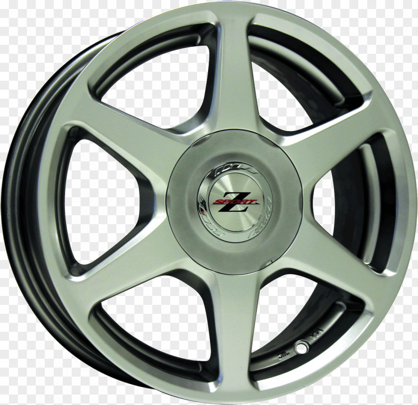 Car Hubcap Alloy Wheel Z C W Spoke PNG