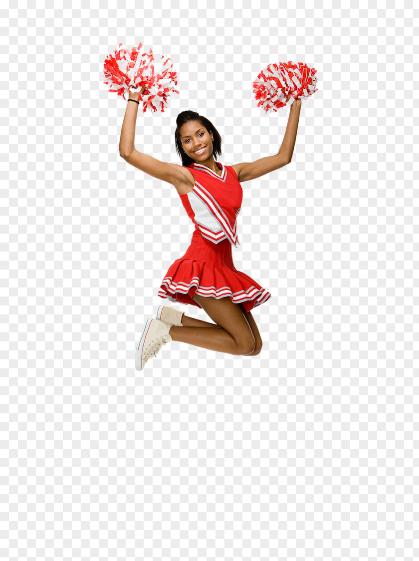 Cheerleader Cheerleading Stock Photography Jumping Pom-pom Royalty-free PNG